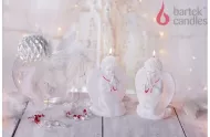 Dekorativní svíčka – vánoční anděl, 240g