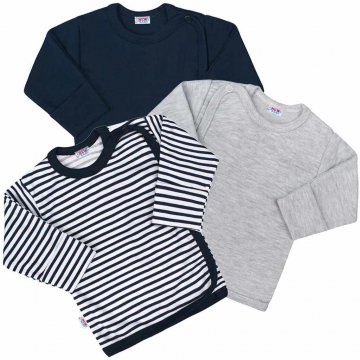 Kojenecká košilka New Baby Classic II Kluk 3ks Kojenecká košilka New Baby Classic II Kluk 3ks
