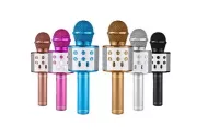 Karaoke mikrofon pro děti - stříbrný