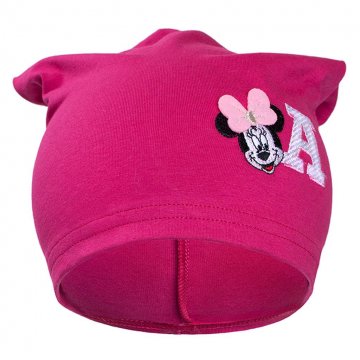 Podzimní dětská čepička New Baby Minnie růžová Podzimní dětská čepička New Baby Minnie růžová