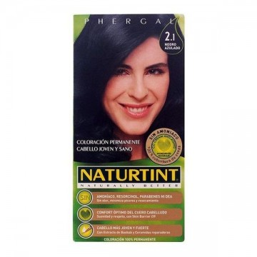 Barva bez amoniaku Naturtint - Modrá černá, Nº 2.1 Barva bez amoniaku Naturtint - Modrá černá, Nº 2.1