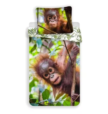 Bavlněné povlečení - Orangutan 02 - 140 x 200 cm - Jerry Fabrics