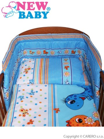 2-dílné ložní povlečení New Baby 90/120 cm modré s dinem 2-dílné ložní povlečení New Baby 90/120 cm modré s dinem