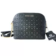 Micky Ken Luxusní kabelka MK2251 - černá