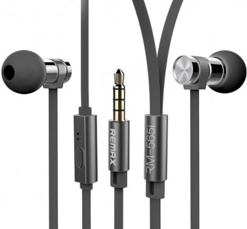 REMAX RM-565i Black, Earphone REMAX RM-565i Black, Earphone