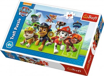 Puzzle Paw Patrol Připraveni k akci 60 dílků Puzzle Paw Patrol Připraveni k akci 60 dílků