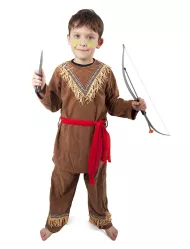 karnevalový kostým indián, dětský, vel. S
