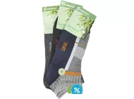 Pánské kotníkové bambusové ponožky Pesail XM2218 - 3 páry, velikost 43-47