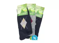 Pánské klasické bambusové ponožky Ellasun ZM1622 - 3 páry, velikost 43-46