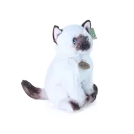 plyšová kočka siamská sedící, 25 cm, ECO-FRIENDLY