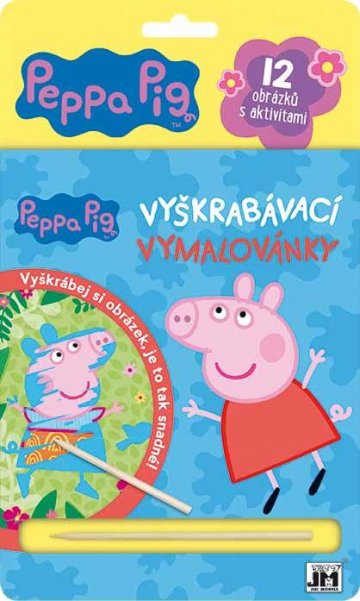 Omalovánka škrabací Prasátko Peppa Omalovánka škrabací Prasátko Peppa