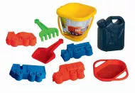 Set hraček na písek - Tatra - s kanystrem - 9 ks - Dino Toys