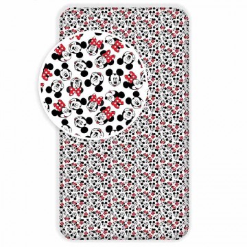 JERRY FABRICS Prostěradlo Mickey a Minnie Londýn Telephone Bavlna, 90/200 cm JERRY FABRICS Prostěradlo Mickey a Minnie Londýn Telephone Bavlna, 90/200 cm