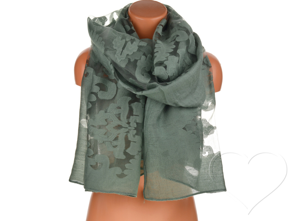 Dámský jednobarevný šátek - khaki Dámský jednobarevný šátek - khaki