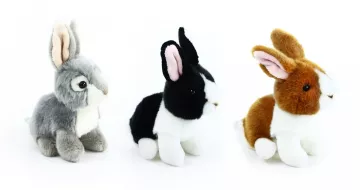 Plyšový králík - 3 druhy