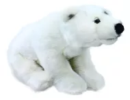plyšový medvěd polární, 30 cm